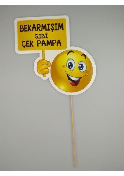 Konuşma Balonu Bekarmışım Gibi Çek Pampa