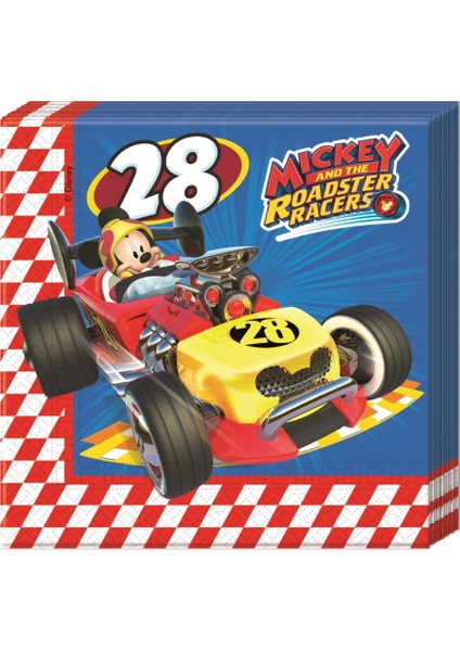 Mickey Roadster Peçete 20'li