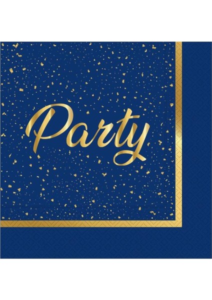 Party Lacivert Peçete 20'li