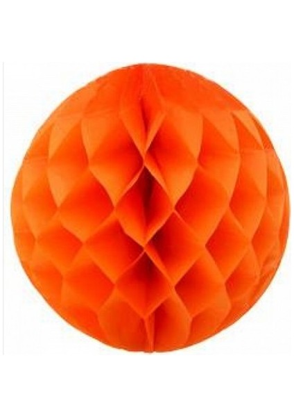Cadılar Bayramı Halloween Petek Süs Turuncu 24 Cm