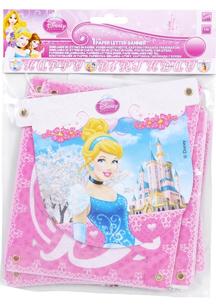 Princess Happy Birthday Yazı