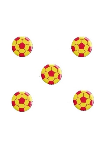 Rozet Top Şeklinde Kırmızı Sarı fiyatları