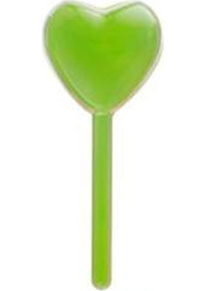 Şeker Kutusu Kalp Yeşil Plastik 10'lu