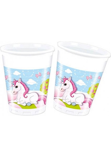 Unicorn Bardak Plastik 8'li