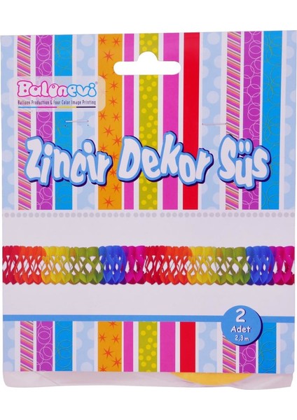 Zincir Dekor Süs 2'li 2 m