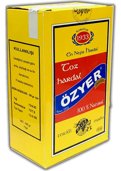 Özyer Hardal Tozu 500 gr