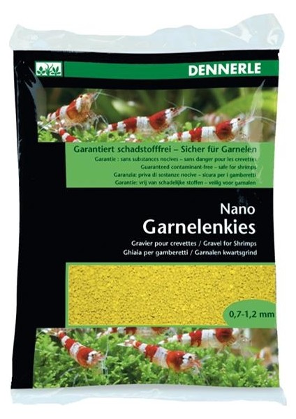 Nano Gravel For Shrimps Panama Yellow 0.7-1.2mm 2Kg