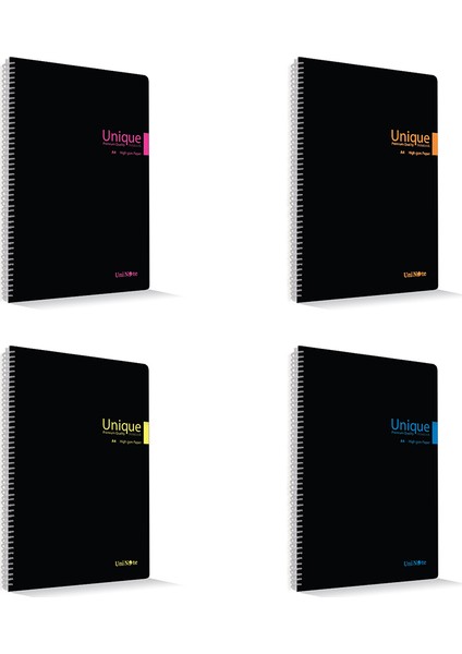 Unique Spiralli Pp Kapak A4 100 Yp. Çizgili fiyatları