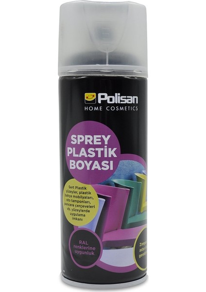 Plastik Yüzey Sprey Boya 526 Mat Si̇yah