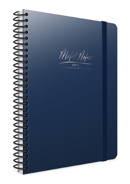 Metal Notes Spiralli Plastik Kapak 17X24 80 Yp. Çizgili Defter fiyatları