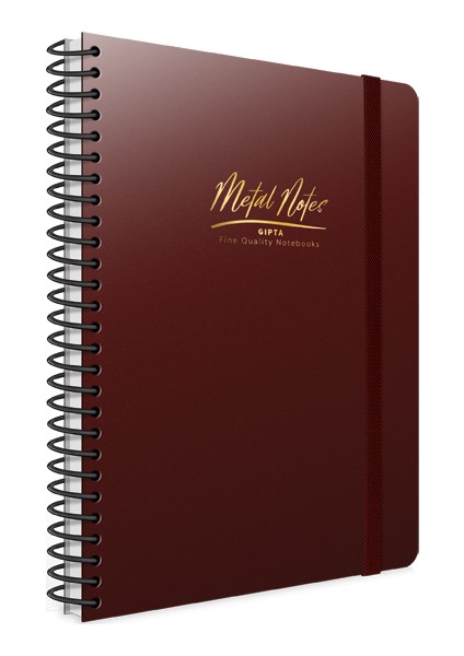 Metal Notes Spiralli Plastik Kapak 17X24 80 Yp. Çizgili Defter fırsatları