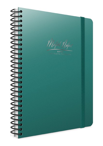 Metal Notes Spiralli Plastik Kapak 17X24 80 Yp. Çizgili Defter indirimleri
