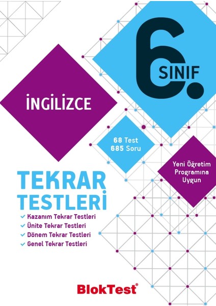 6 İngilizce Tekrar Testleri