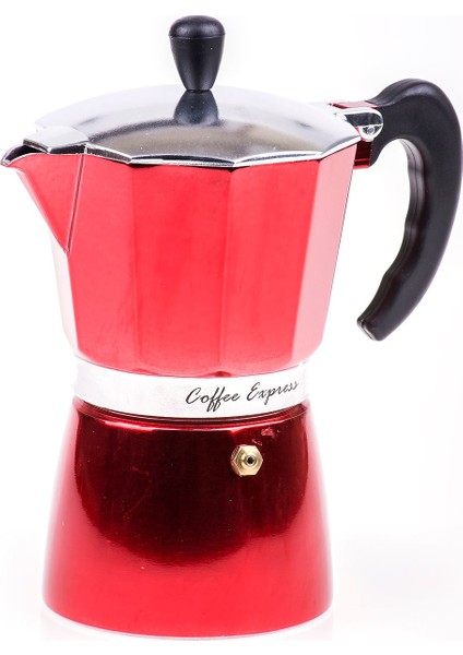 Kırmızı 6 Kişilik Moka Pot Moca Pot Mocha Pot