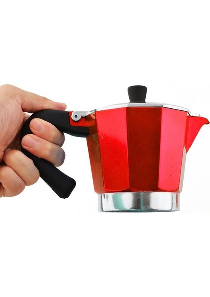 Kırmızı 6 Kişilik Moka Pot Moca Pot Mocha Pot fırsatları