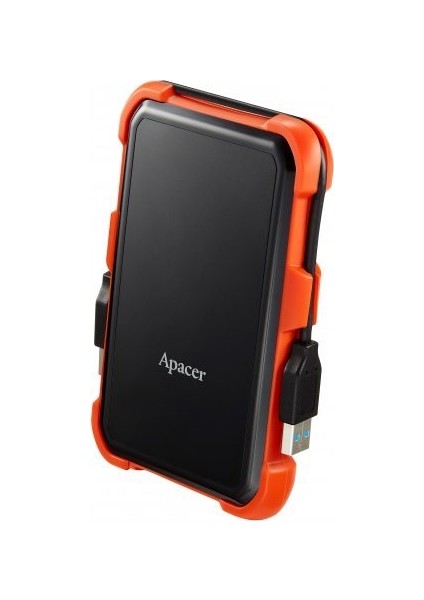 AC630 1TB USB 3.1 Askeri Sınıf Darbeye Dayanıklı Taşınabilir Disk Turuncu AP1TBAC630T-1