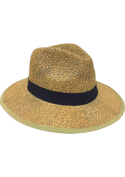 Bantlı Hasır Fötr Şapka