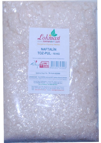 Naftalin Toz Pul 10 kg