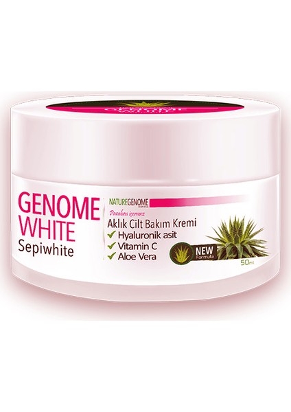 Genome White Cilt Balım Kremi, Krem 50 ml
