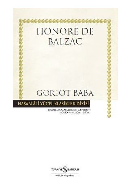 Gorıot Baba - Honore De Balzac