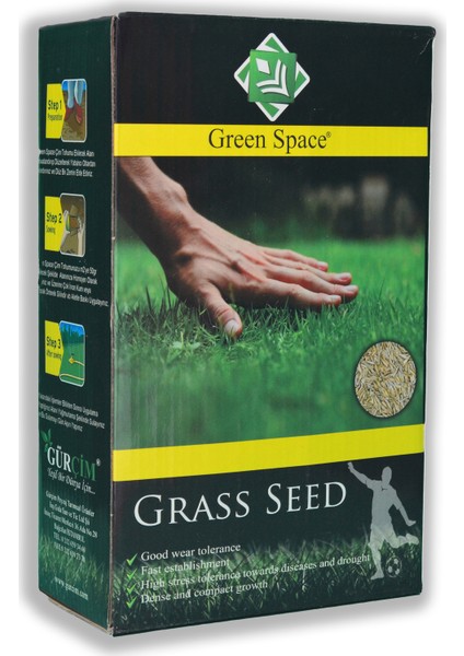 Green Space Çim Tohumu Gölge Alan Özel Mix 1 kg