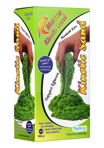 Kinetik Kum - 2 Renk 2 kg + Oyun Kalıpları Hediye