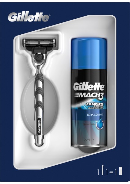 Mach3 Tıraş Makinesi + 75 ml Tıraş Jeli