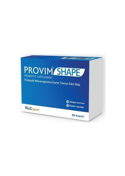 Provim Shape Probiyotik 30 Kapsül