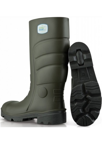 Iş Çizmesi Glaxy 502 Haki Çelik Burunlu