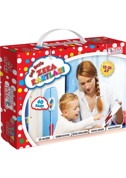 Bebek Zeka Kartları - (12-36 Ay) Sağ Beyin Zeka Kartları