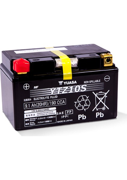 YTZ10S Motosiklet Aküsü (Kawasaki 1000 ZX10R, Abs 2011-2018)