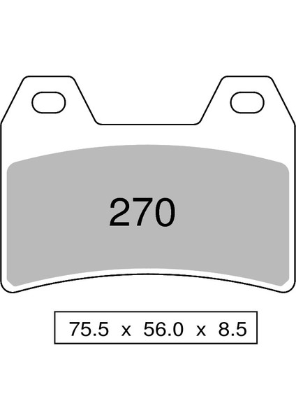 442P27003 Sinterli Motosiklet Fren Balatası