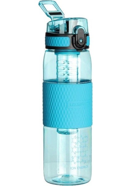 Infuserli 500 ml Mavi Detoks Matara - Silikon Gövde