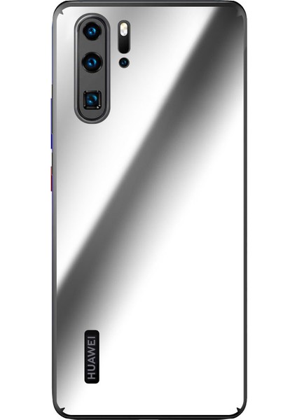 Huawei P30 Pro Arka Koruyucu Stickler ( Gümüş Krom )