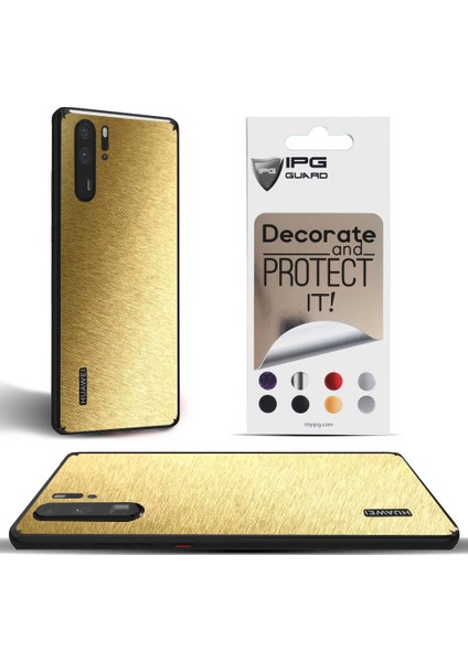 Huawei P30 Pro Arka Koruyucu Stickler ( Metallik Altın )