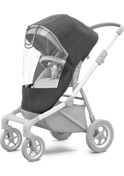 Sleek Midnight Black on Aluminium Bebek Arabası indirimleri