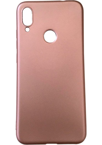 Xiaomi Redmi Note 7 Kılıf Klasik Mat Renkli Yumuşak Premier Silikon Rose Gold