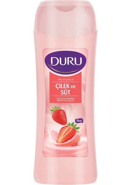 Fruit & Milk Çilek ve Süt Duş Jeli 450 ml