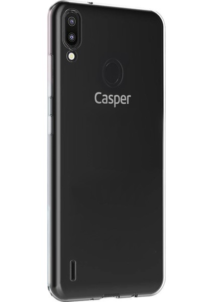 Casper Via G4 Kılıf Transparent Soft Beyaz