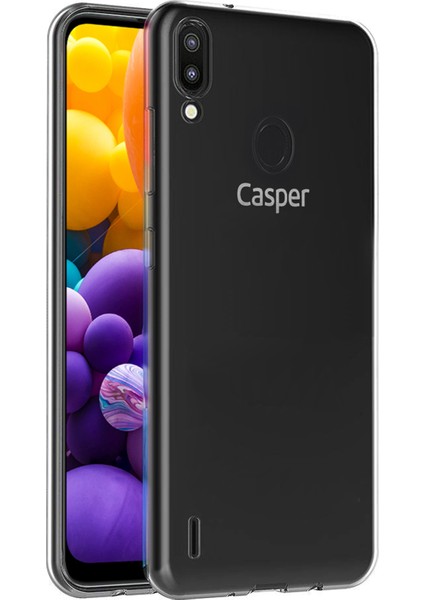 Casper Via G4 Kılıf Transparent Soft Beyaz