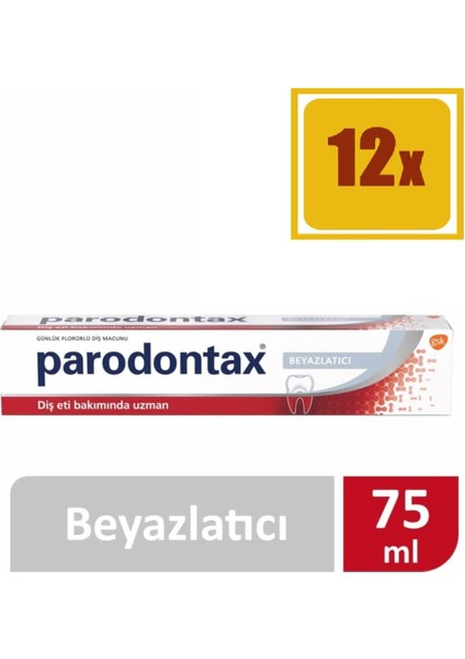 Diş Macunu 75 ml 12'li Set
