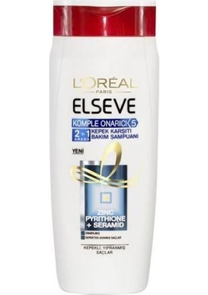 Şampuan 2 Si 1 Arada Yıpranmış Saçlar 550 ml 6'lı Set