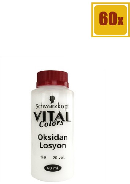 Vital Colors Oksidan Losyon (%9) 60'lı Set