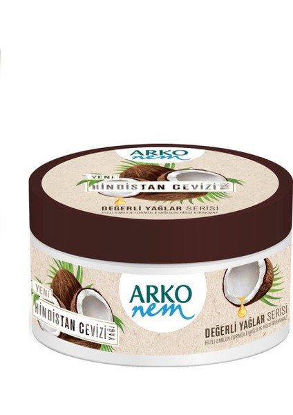 Nem Krem Değerli Yağlar Hindistancevizi 250 ml 4'lü Set