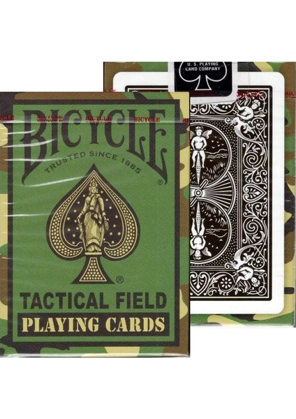 Tactical Field V2 Camouflaged Oyun Kağıdı Kartları (Koleksiyonluk Bicycle Kartları Destesi)