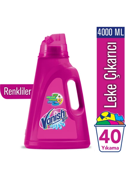 Kosla Oxi Action Sıvı Leke Çıkarıcı 4000 ml Renkliler İçin