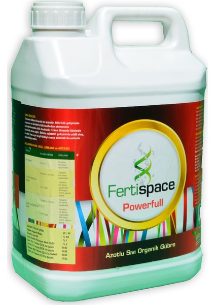 Fertispace Powerfull 5 Lt (Sıvı Azotlu Organik Gübre)