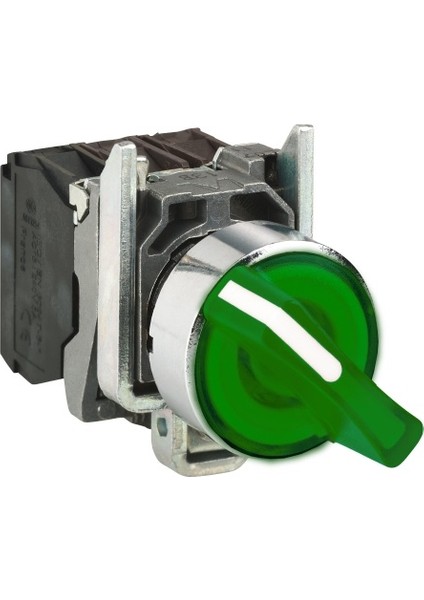 Xb4Bk123B5 24Vac/Dc Yeşil Ledli Mandal Buton