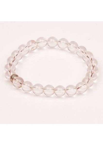 Kristal Kuvars Taşı Bileklik ( 8 Mm )