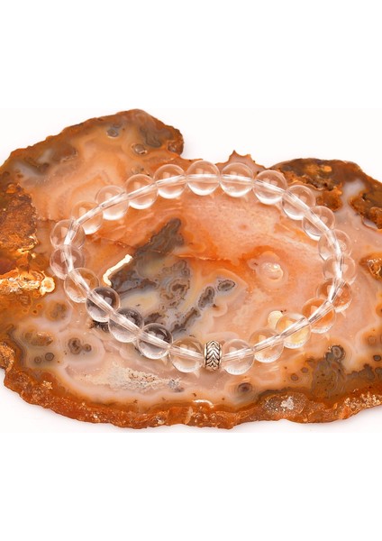 Kristal Kuvars Taşı Bileklik ( 8 Mm ) modelleri